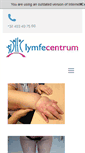 Mobile Screenshot of lymfecentrum.be